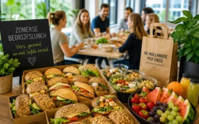 Zomerse bedrijfslunch regelen? Zo maak je de werkdag extra lekker
